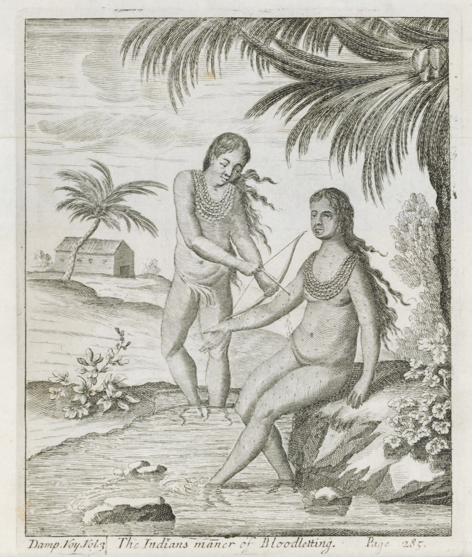 DAMPIER, William (1652-1715). A Collection of Voyages. London: James and John Knapton, 1729.