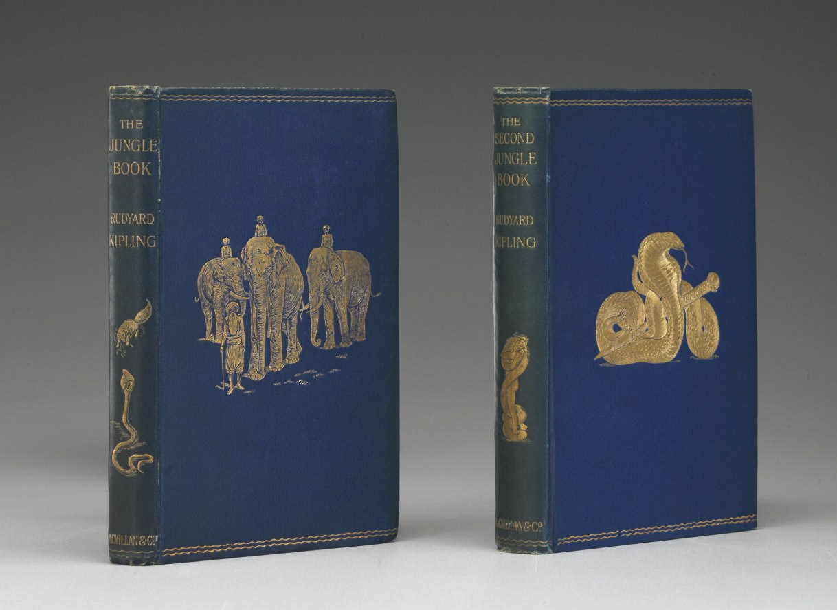 KIPLING, Rudyard (1865-1936). The Jungle Book. -- The Second Jungle Book. London and New York: Macmillan and Co., 1894 and 1895.