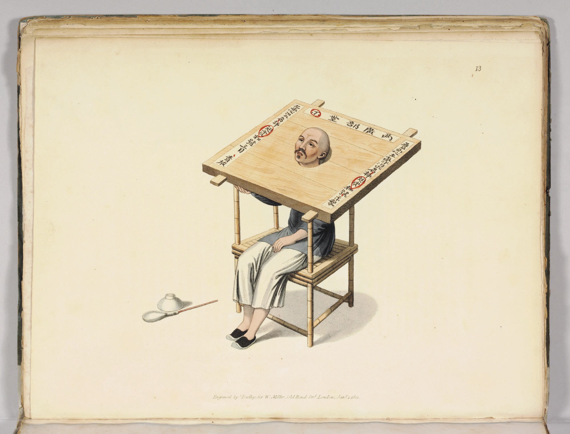 [MASON, George Henry ].  The Punishments of China. London: William Miller, 1801.