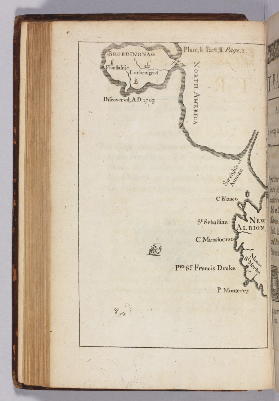 [SWIFT, Jonathan (1667-1745)]. Travels into Several Remote Nations of the World. In four parts. By Lemuel Gulliver. London: Benjamin Motte, 1726.