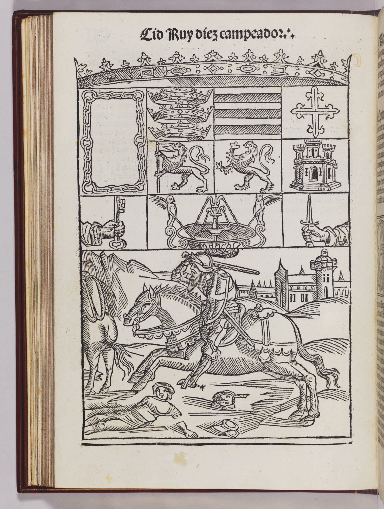 CID. Roderigo Diaz de Bivár (ca 1040 - 1099). Crónica del famoso cavallero Cid Ruy Diez Campeador. Burgos: Fadrique Aleman de Basilea, 31st March 1512.