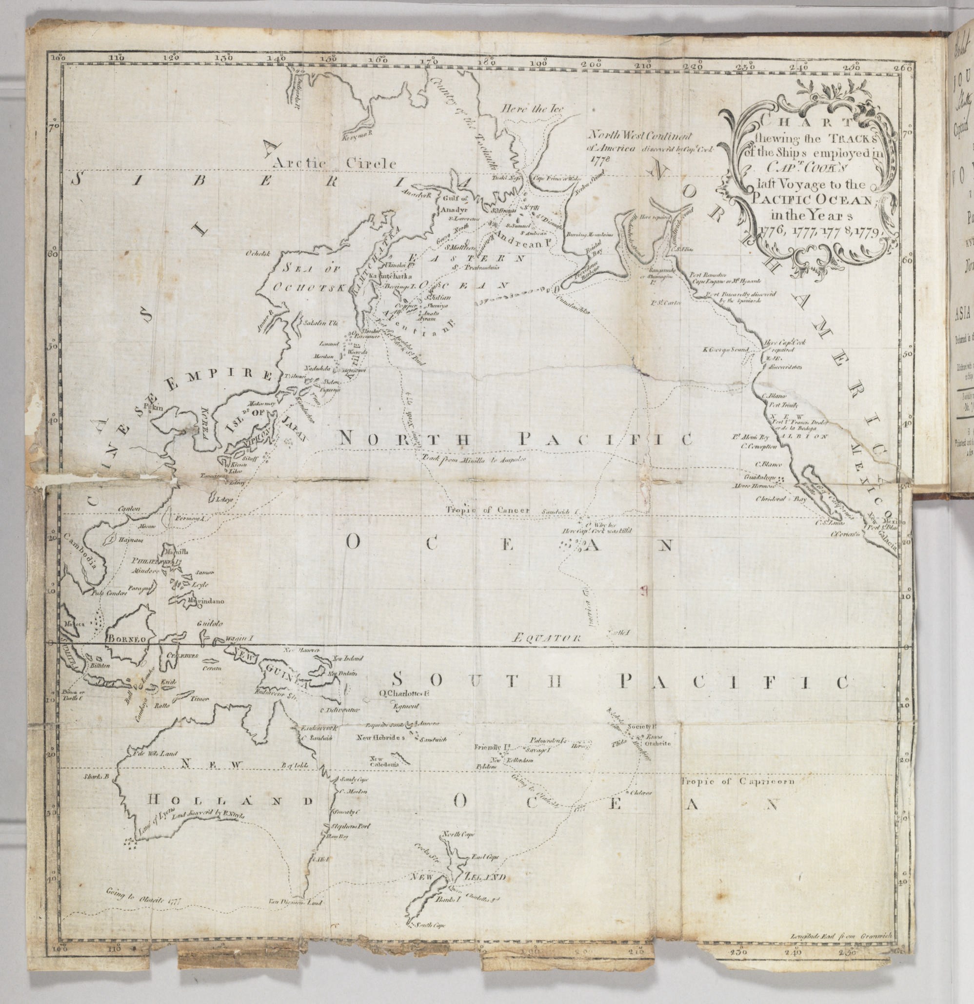 LEDYARD, John (1751-1789). A Journal of Captain Cook's last voyage to the Pacific Ocean and in quest of a North-West Passage between Asia & America. Hartford, Conn.: Nathaniel Patten, 1783.