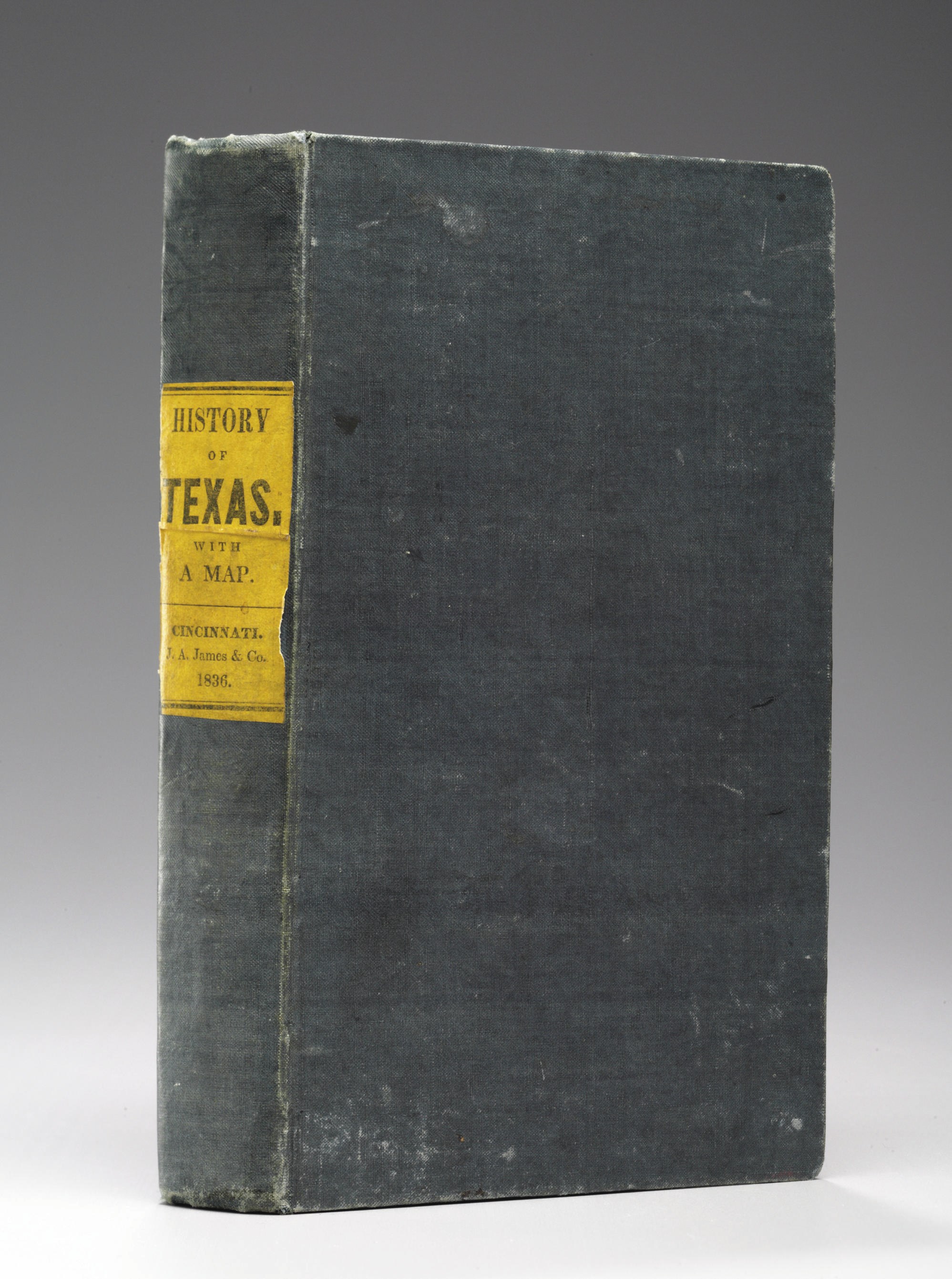 [TEXAS]. EDWARD, David Barnett (1790-1870). The History of Texas; or, the Emigrant's Farmer's and Politician's Guide to the Character, Climate, Soil and Prodctions of that Country: geographically arranged from Personal Observation and Experience. Cincinnati: J.A. James & Co., 1836.