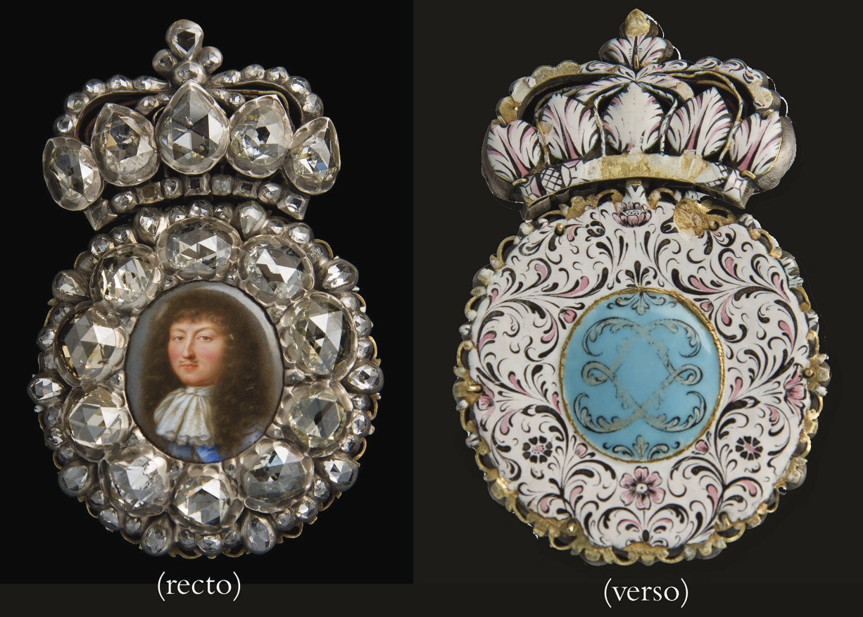 IMPORTANTE BOITE A PORTRAIT DE LOUIS XIV