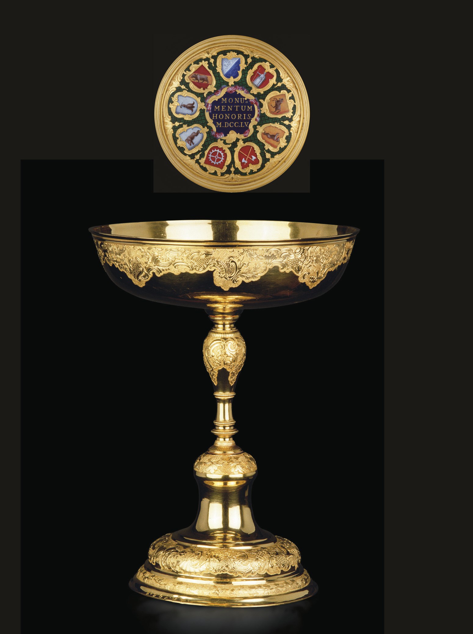 IMPORTANTE COUPE DE BAPTEME EN OR