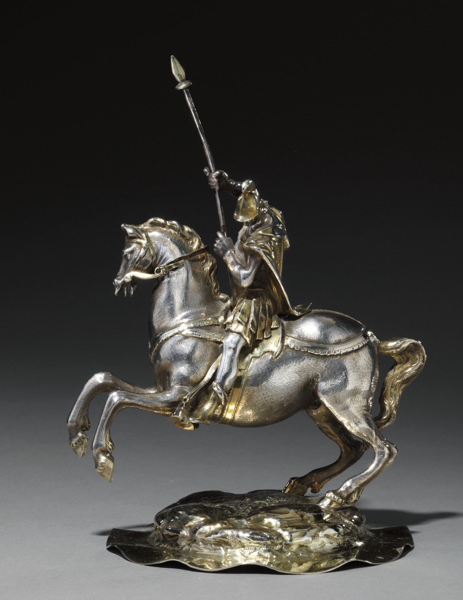 SAINT GEORGES EN ARGENT ET VERMEIL