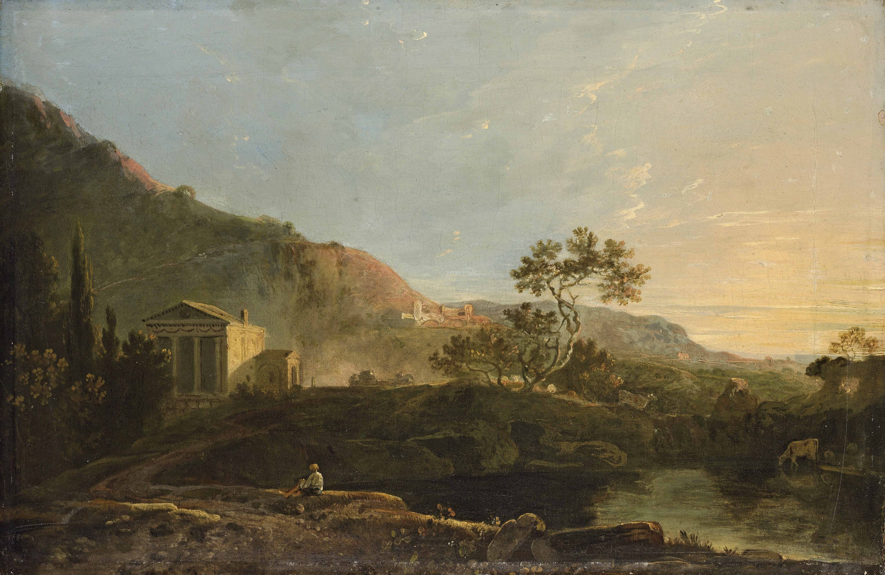 Richard Wilson, R.A. (Penegoes 1713/4-1782 Colomendy)