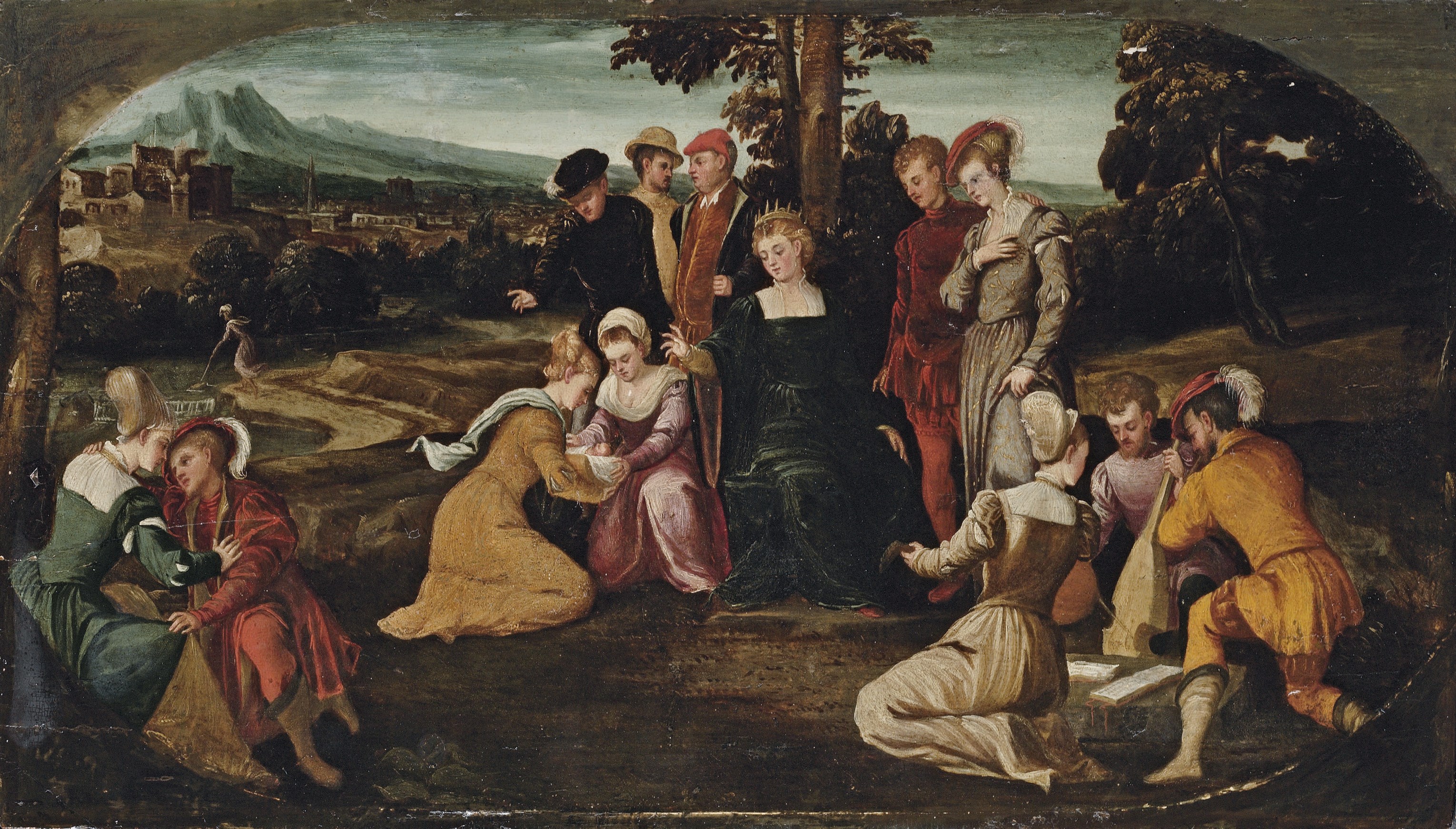 Attributed to Bonifazio de' Pitati, called Bonifazio Veronese (Verona 1487-1553 Venice)