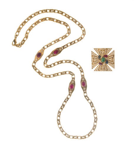 A GROUP OF MULTI-GEM, DIAMOND AND GOLD JEWELRY