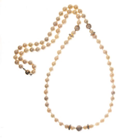 A GROUP OF CULTURED PEARL, MULTI-GEM, DIAMOND AND GOLD JEWELRY