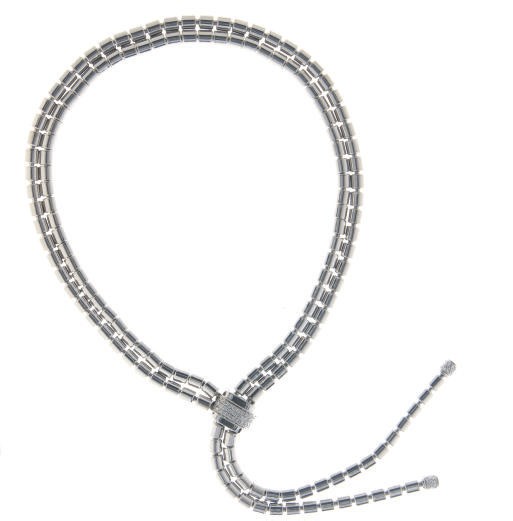 A DIAMOND AND 18K WHITE GOLD NECKLACE, BY PIAGET