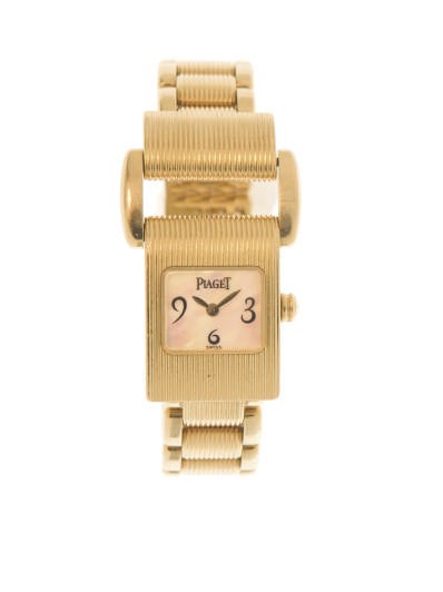 AN 18K GOLD 'MISS PROTOCOLE' WRISTWATCH, BY PIAGET