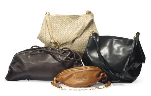 A GROUP OF FOUR BOTTEGA VENETA LEATHER BAGS,
