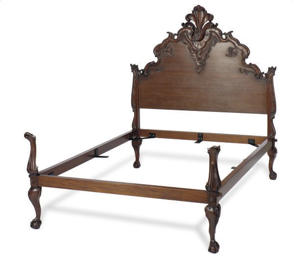 A MAHOGANY BED,