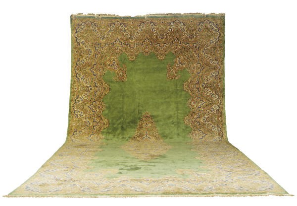 A KIRMAN CARPET,