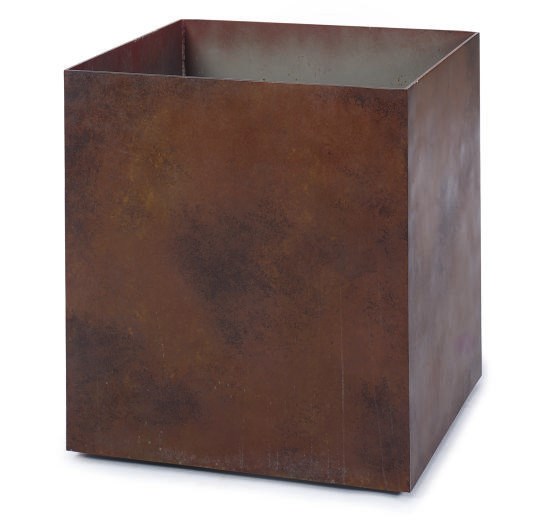 A STEEL PLANTER,