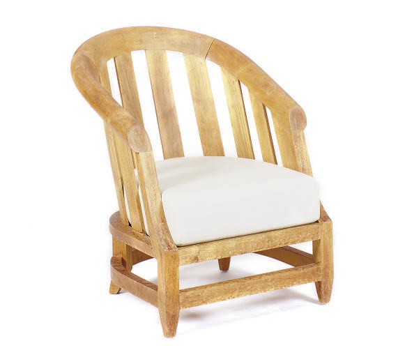 A TEAK LOW CHAIR,