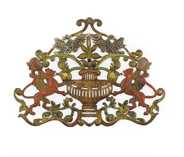 A CONTINENTAL ENAMELED METAL TRADE SIGN,