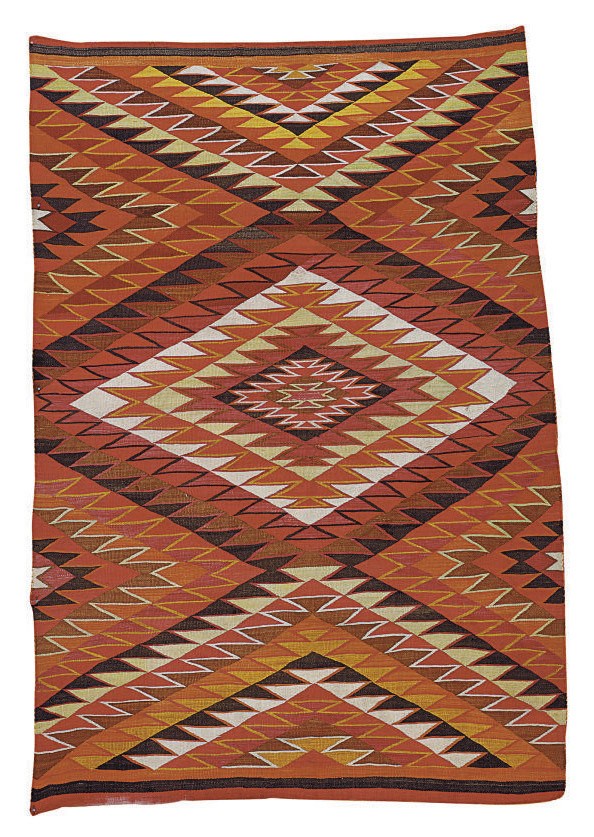 A GROUP OF FIVE FLATWOVEN RUGS,