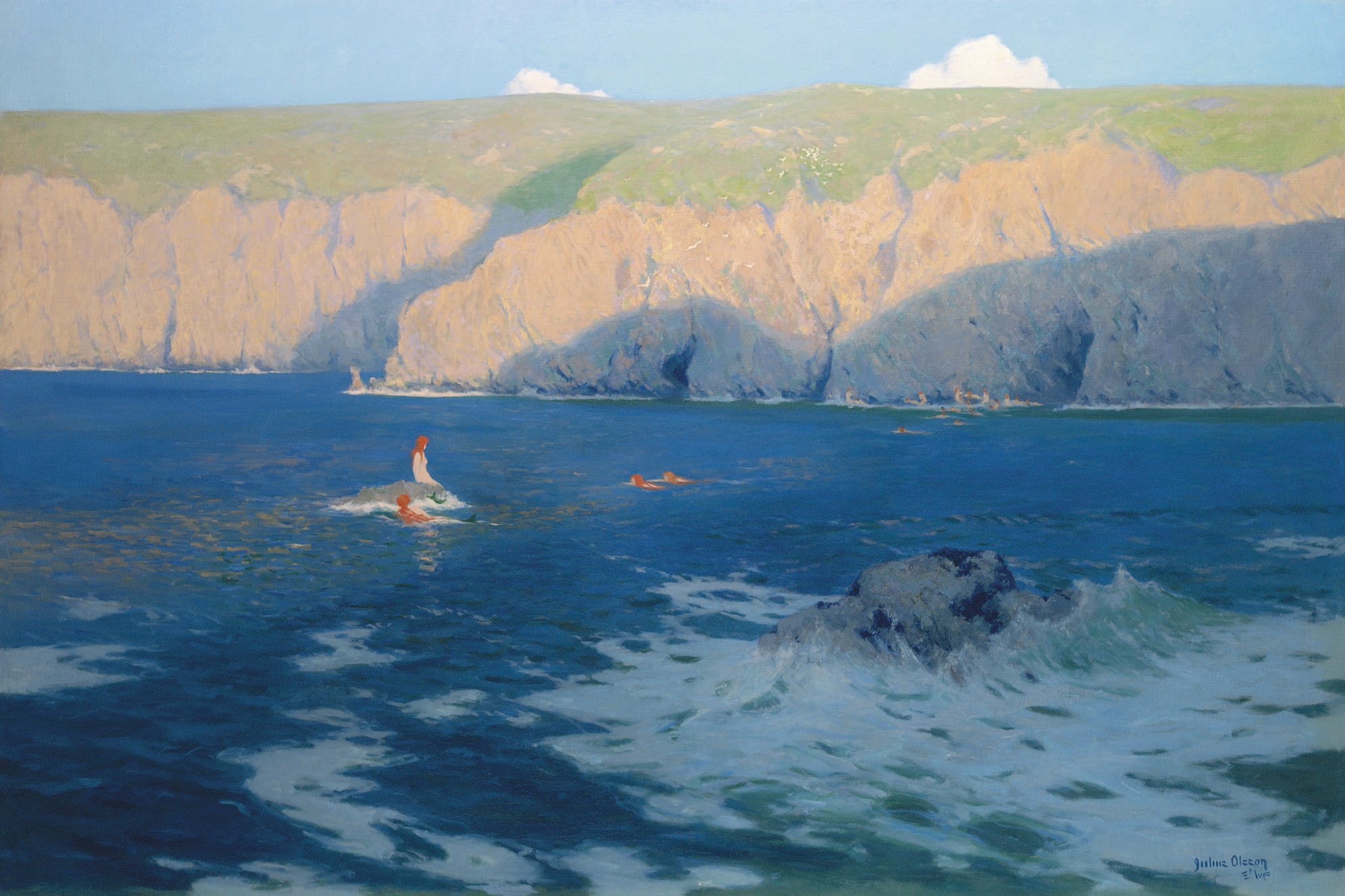 Julius Olsson R.A., R.B.A., P.R.O.I., R.W.A., N.E.A.C. (1864-1942)