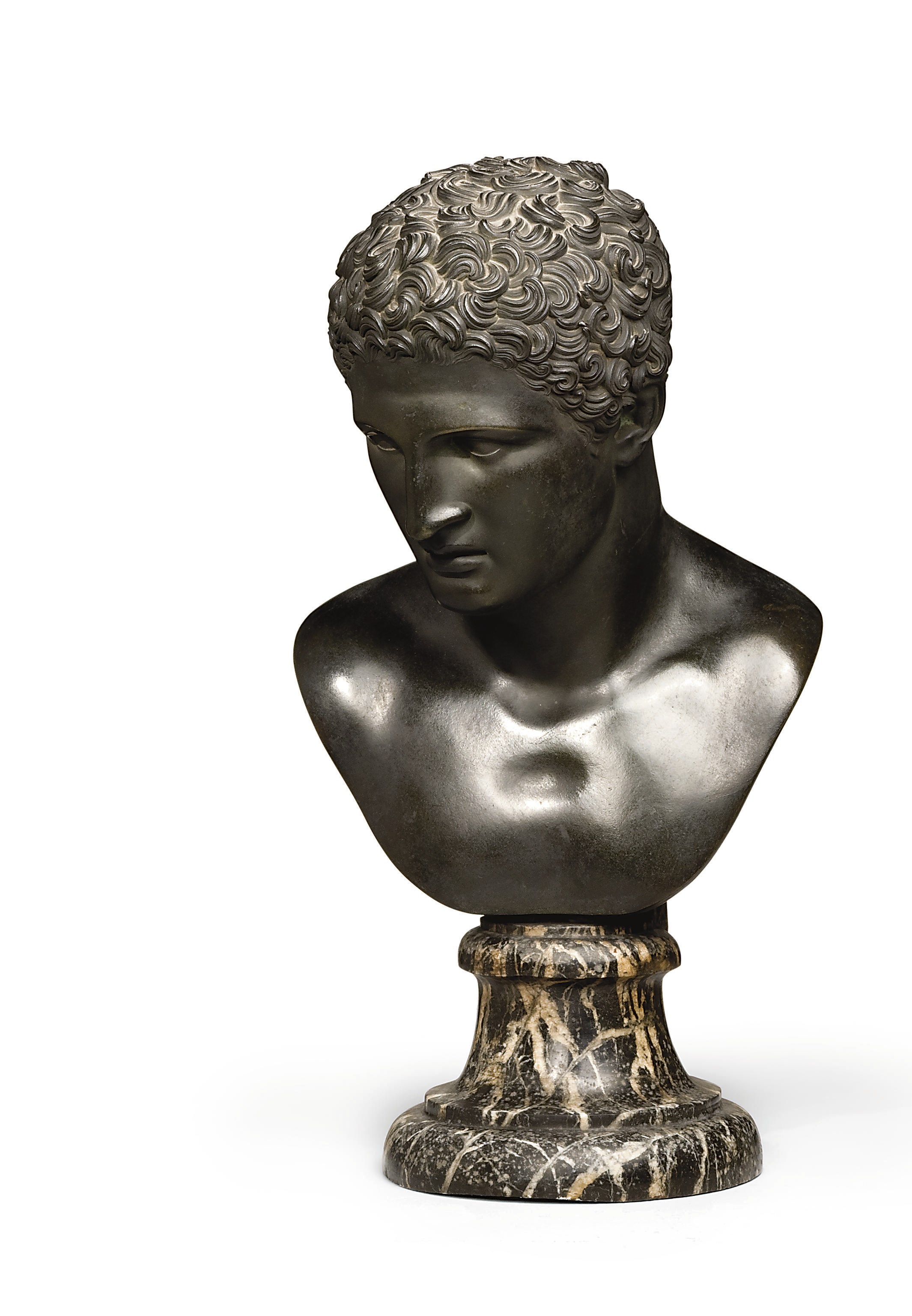 A BRONZE BUST OF MARCELLUS