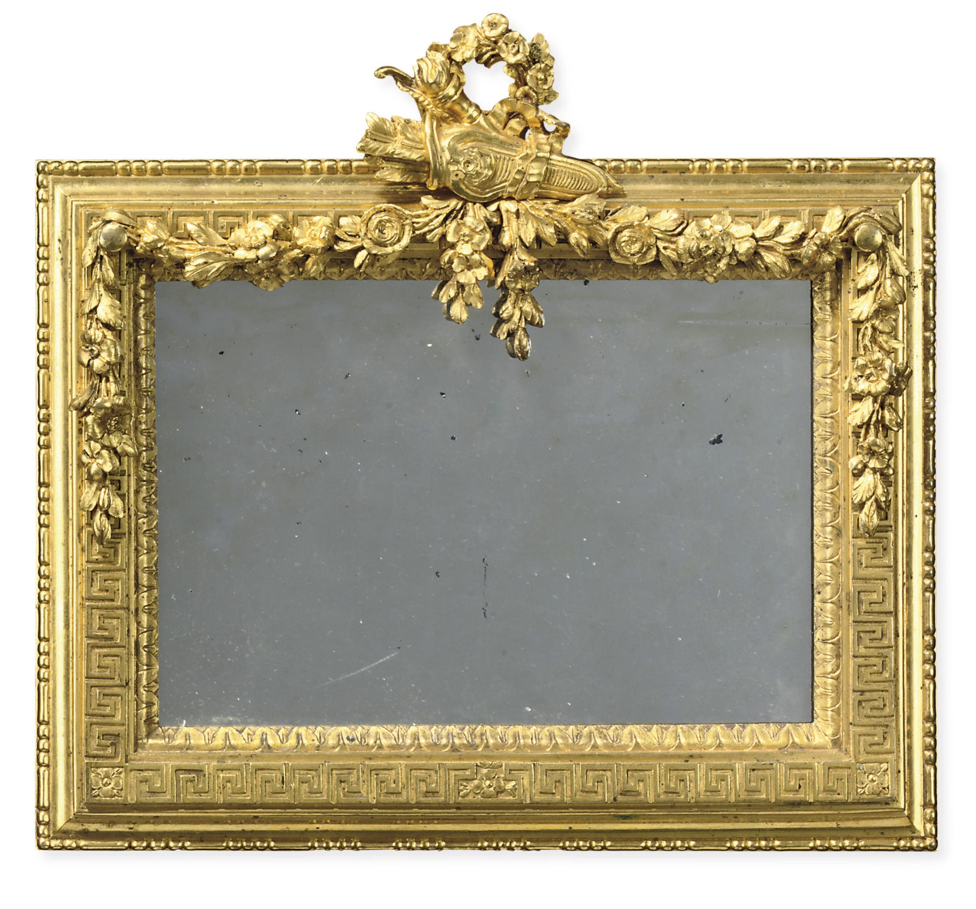 A LATE LOUIS XVI ORMOLU MINIATURE FRAME