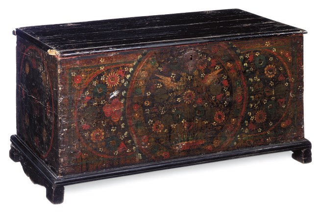 A CENTRAL EUROPEAN PAINTED CHEST