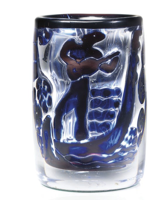 AN EDVIN ÖHRSTRÖM ARIEL GLASS VASE