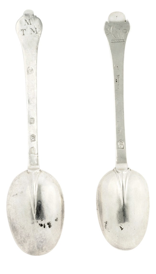 A CHARLES II SILVER TREFID SPOON