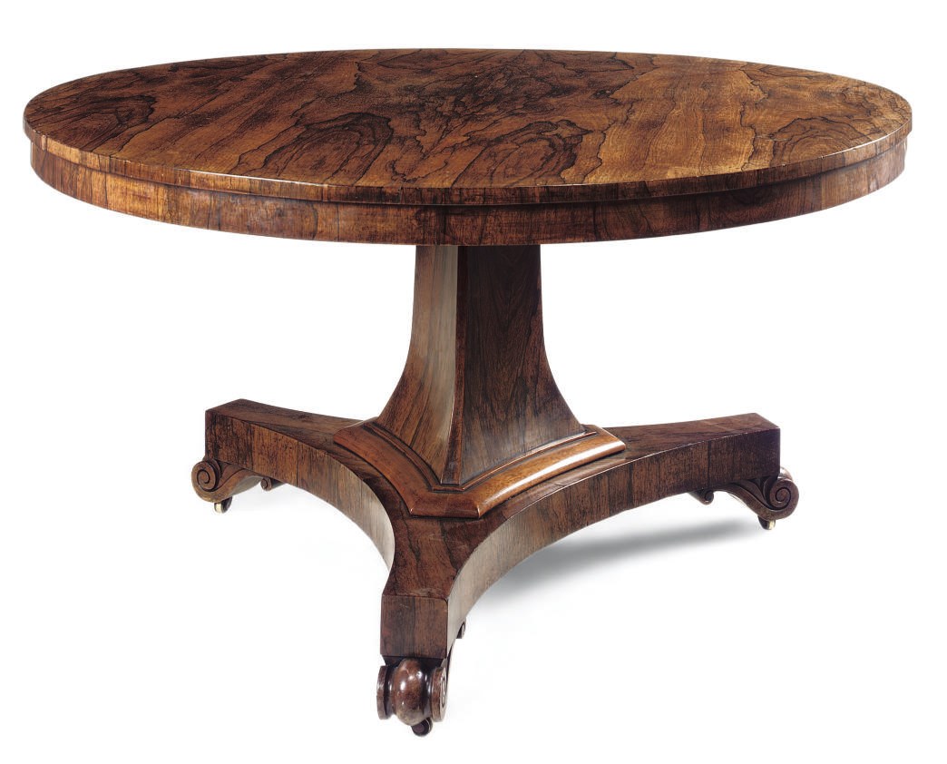 A WILLIAM IV ROSEWOOD BREAKFAST TABLE