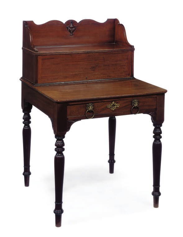 A REGENCY MAHOGANY WRITING TABLE
