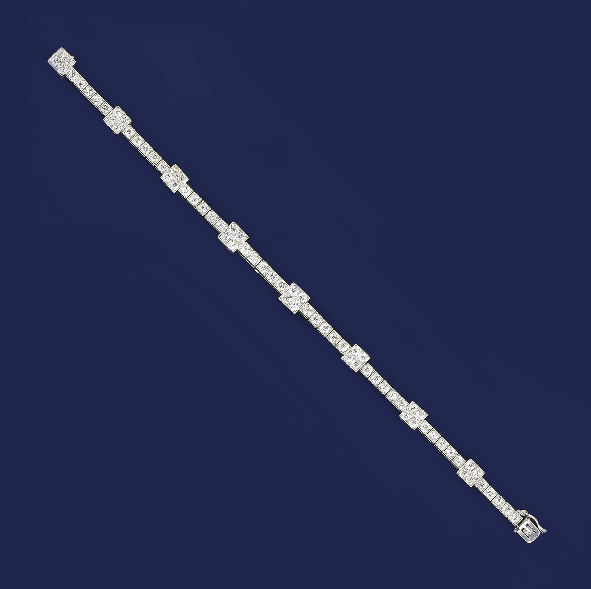 A diamond bracelet