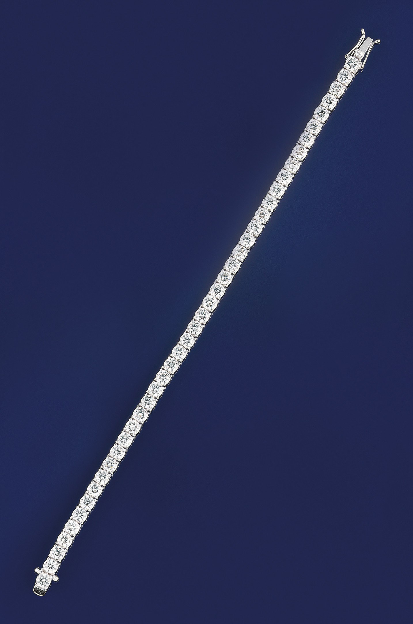 A diamond bracelet
