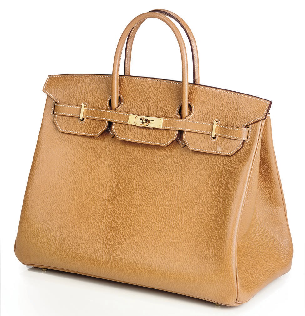A GOLD VACHE GRAINE BIRKIN