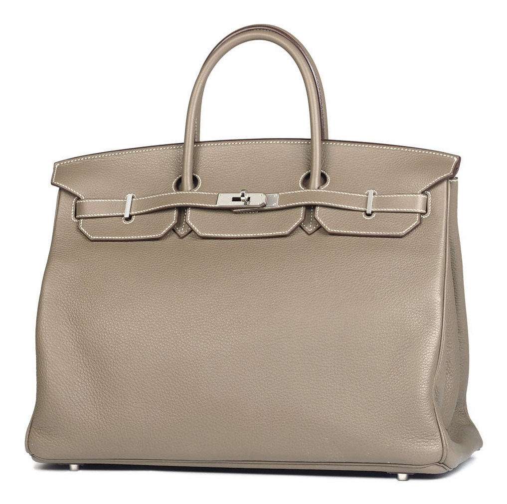 AN ETOUPE TAURILLON CLEMENCE BIRKIN