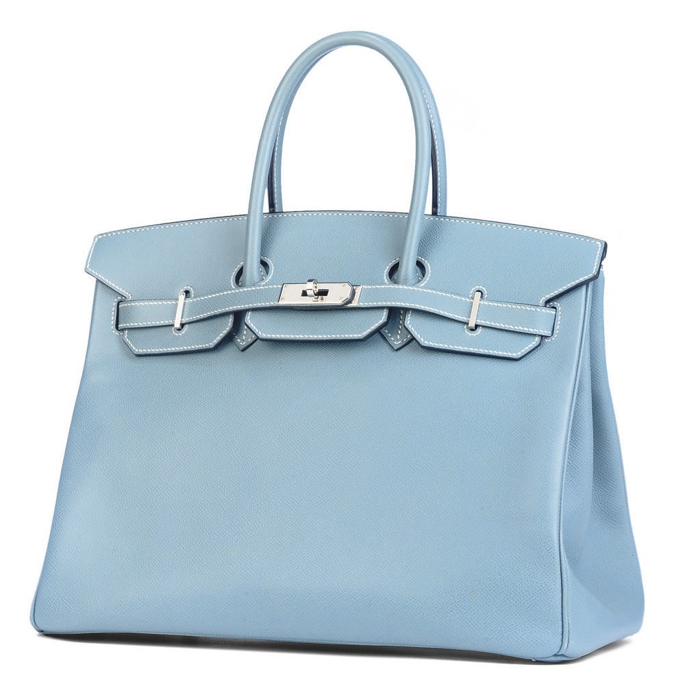 A BLUE JEAN COURCHEVEL BIRKIN