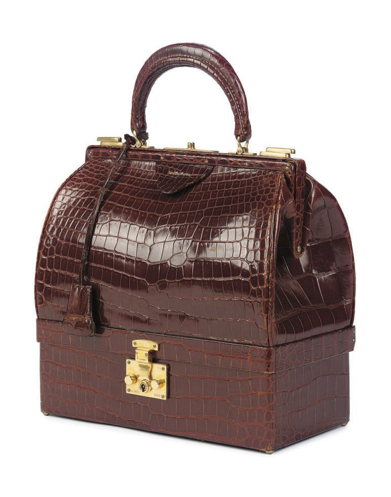 AN ETRUSQUE CROCODILE SAC MALETTE