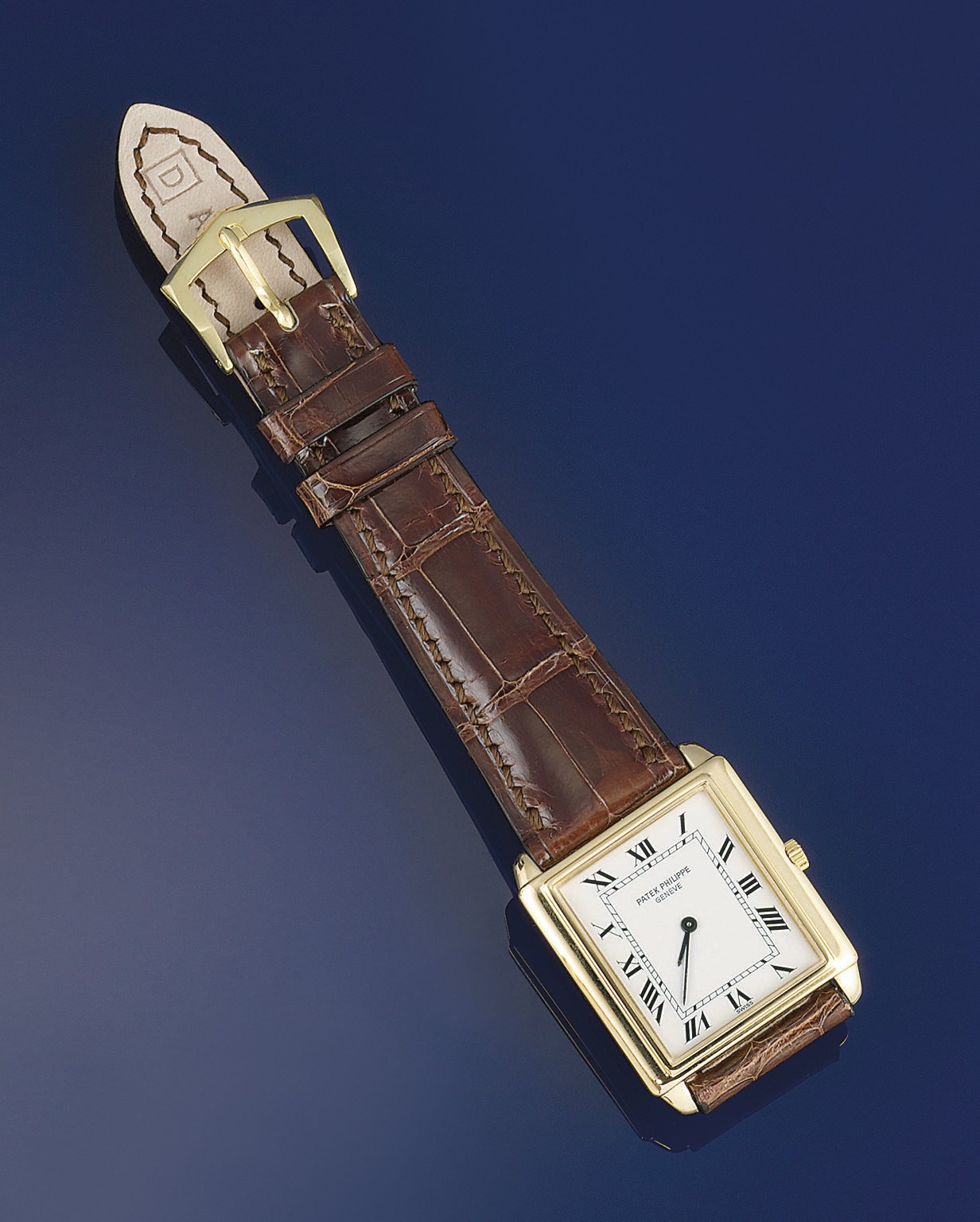 An 18ct. gold wristwatch, by Patek Philippe