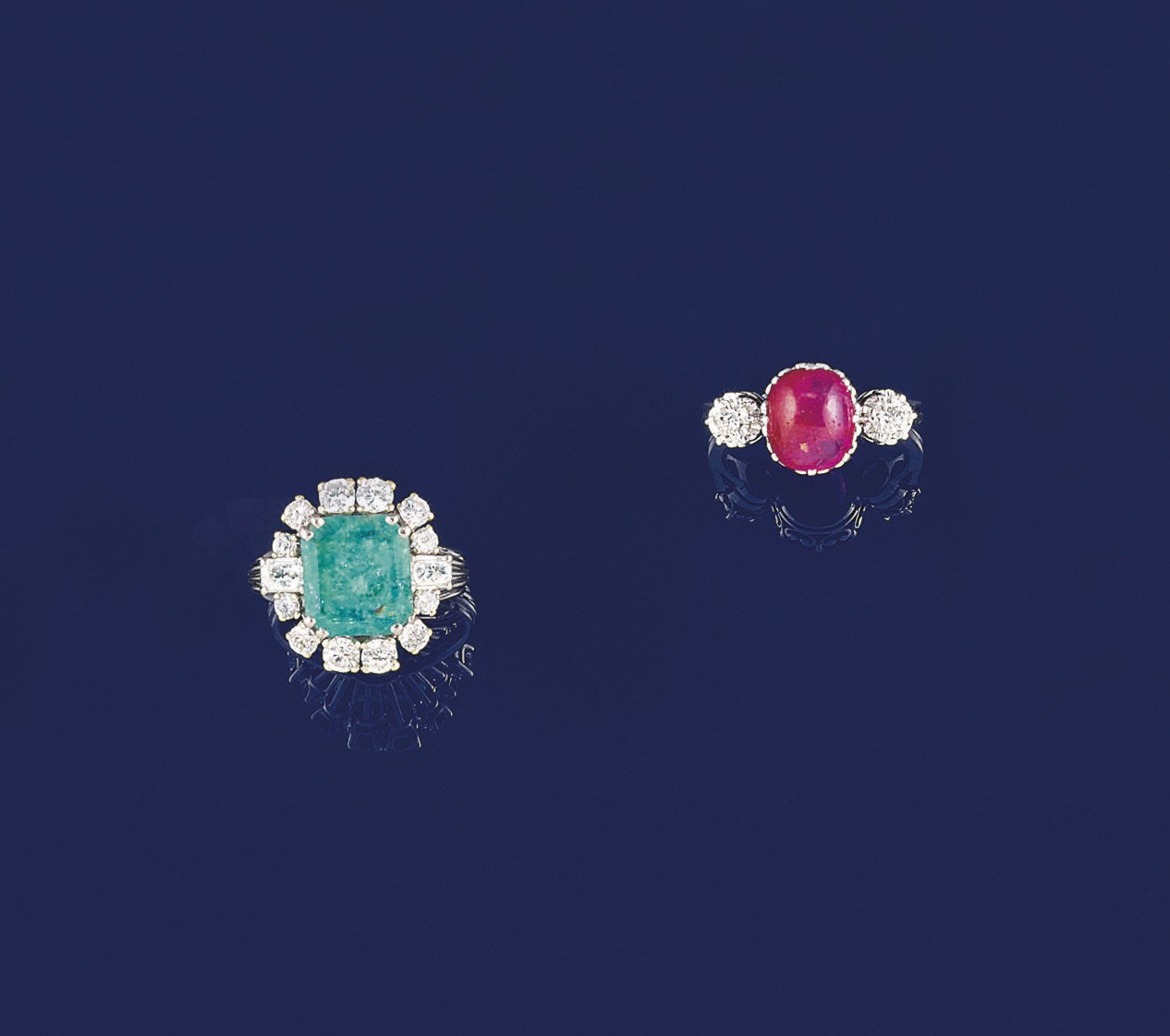 Two gems rings