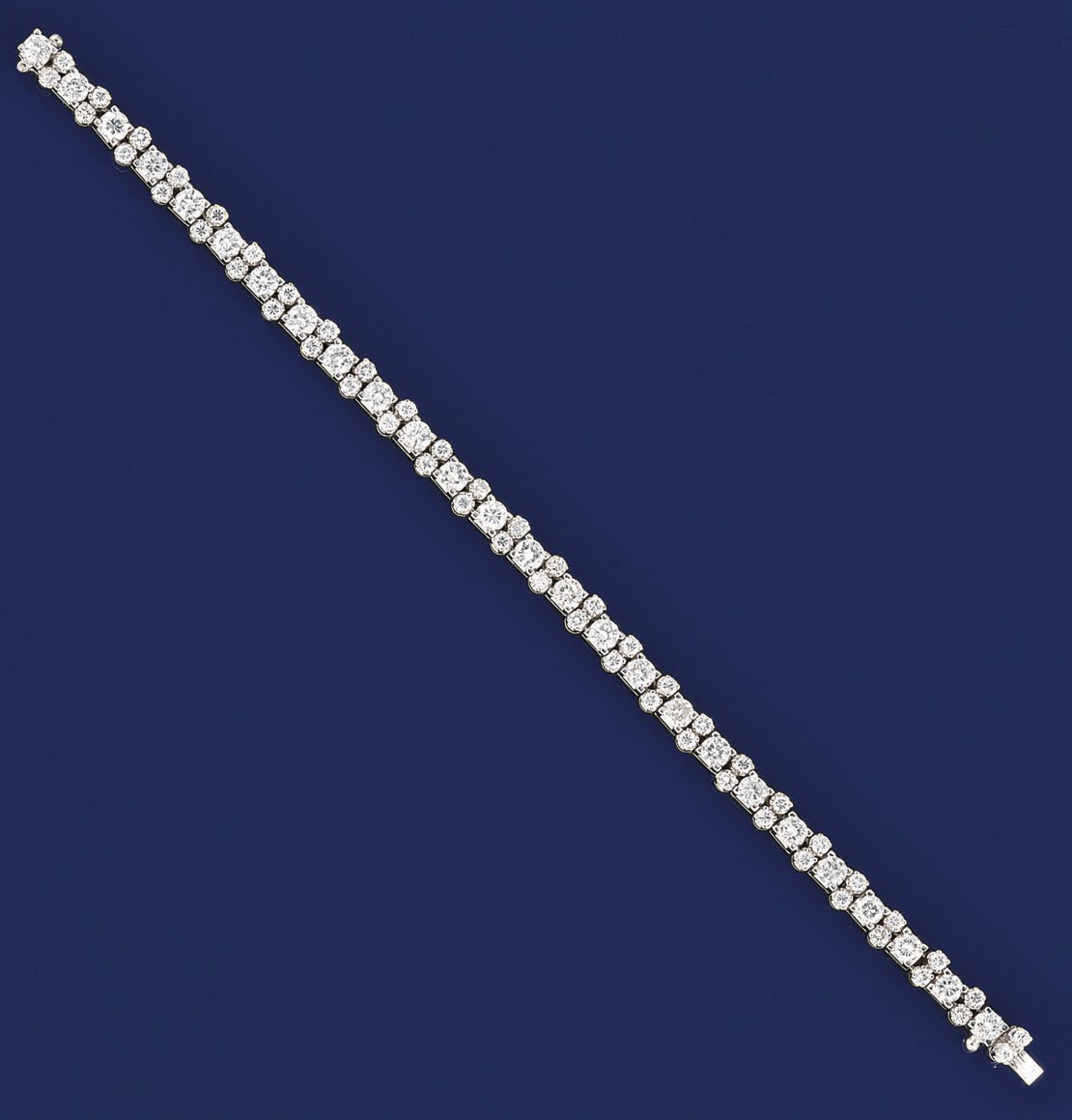 A diamond bracelet