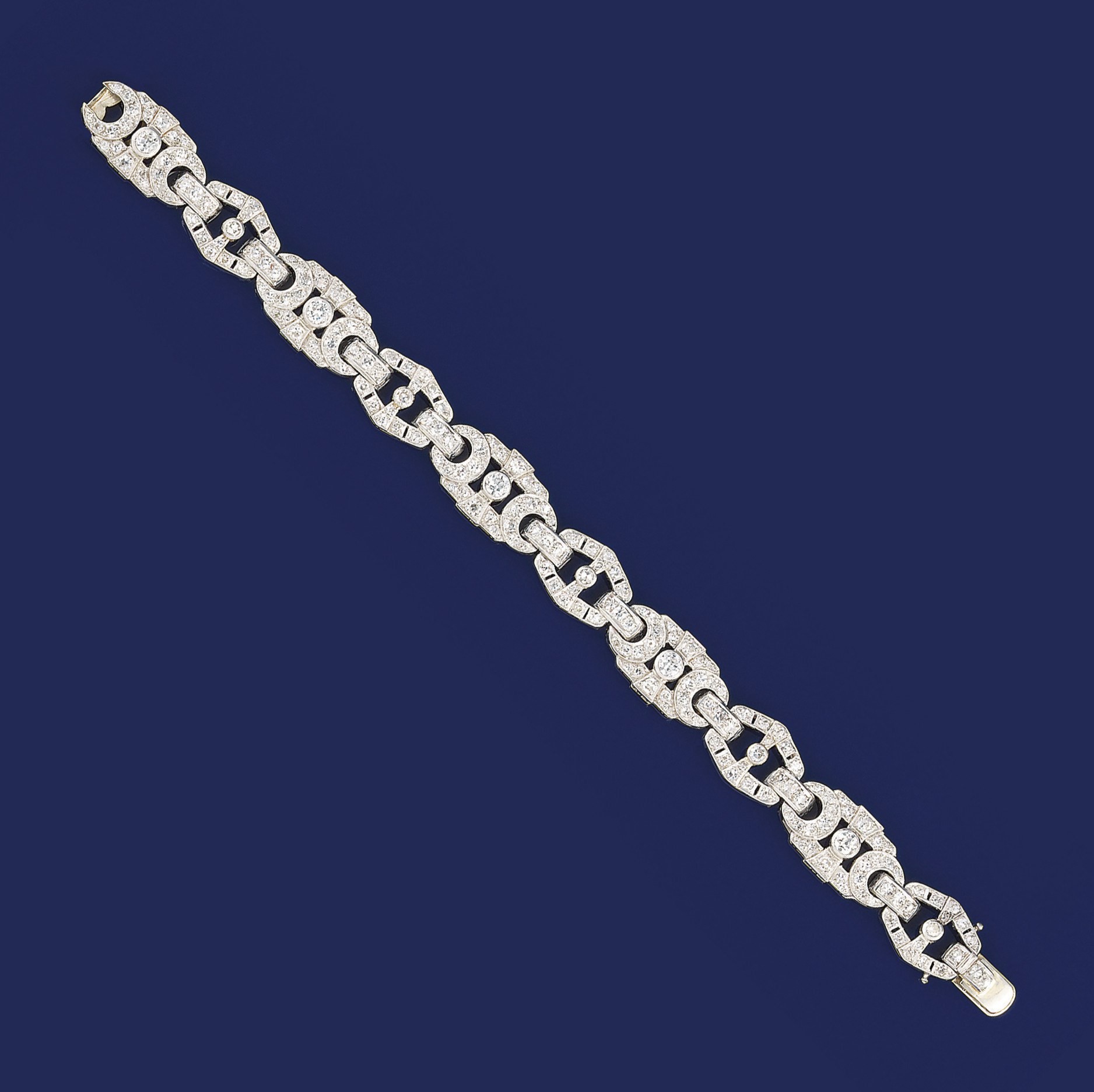 An Art Deco diamond bracelet