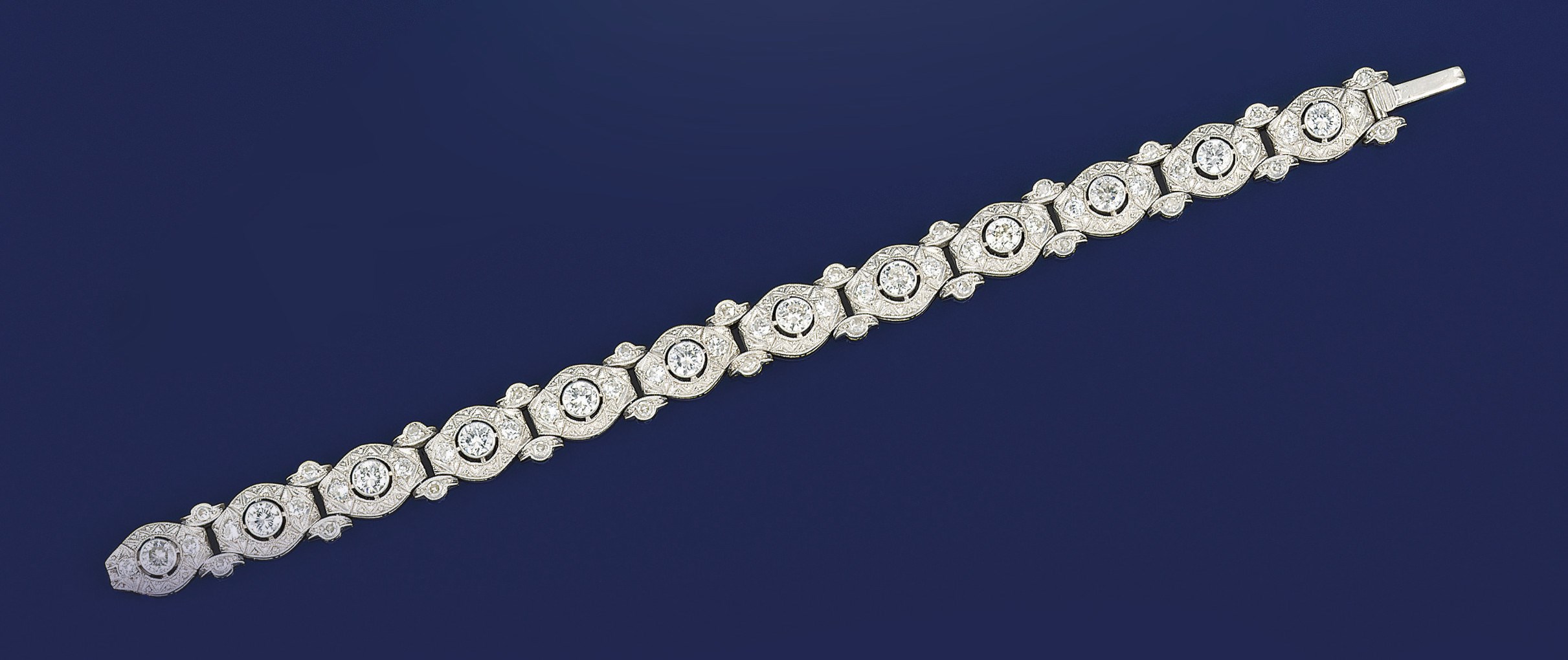 A diamond bracelet