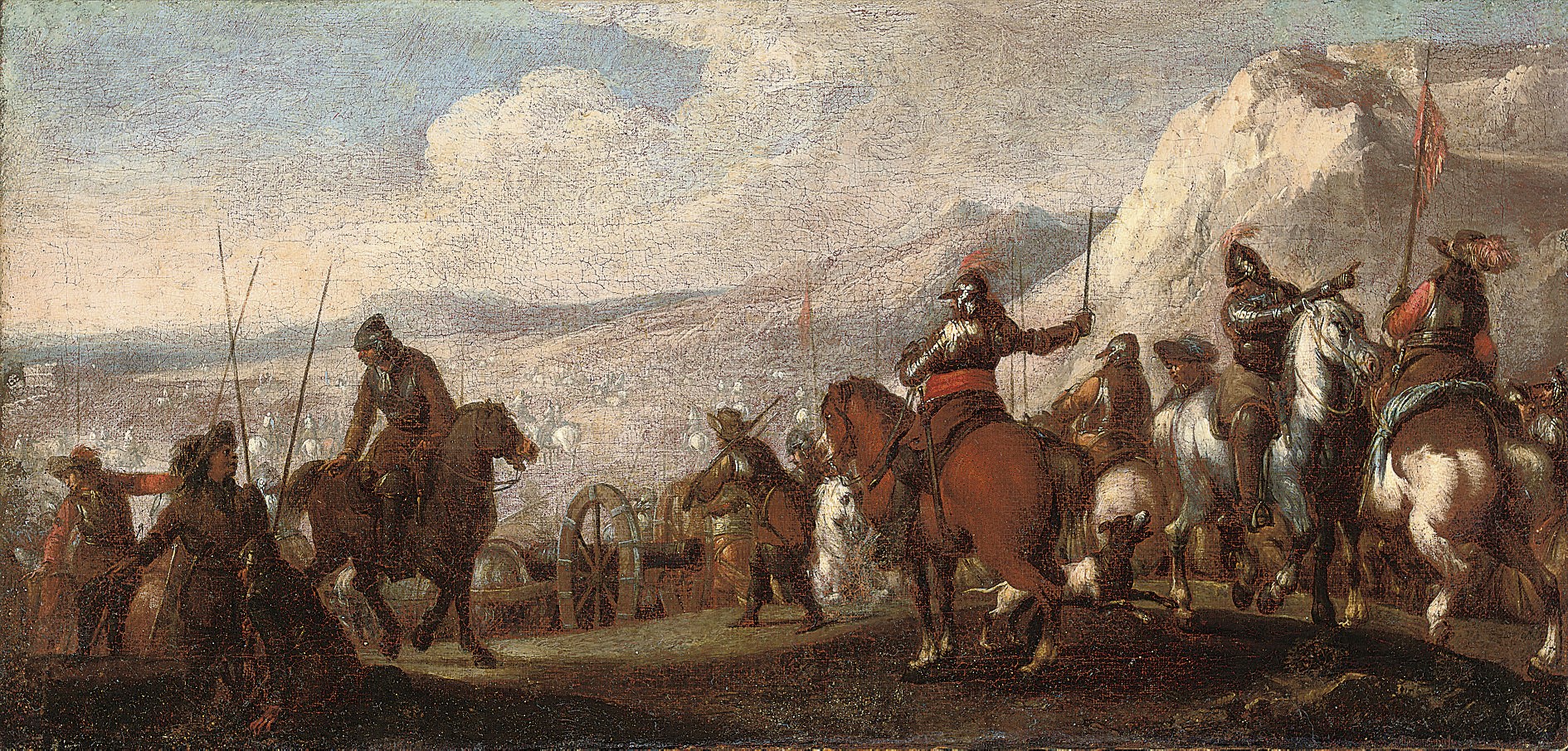 Circle of Guillaume Courtois, il Borgognone (St. Hippolyte 1628-1679 Rome)
