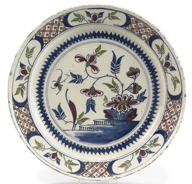 A BRISTOL DELFT DISH