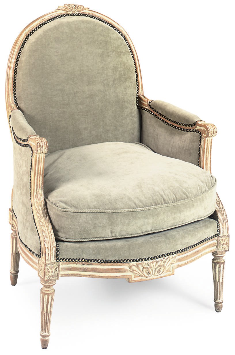 A LOUIS XVI BEECH BERGERE
