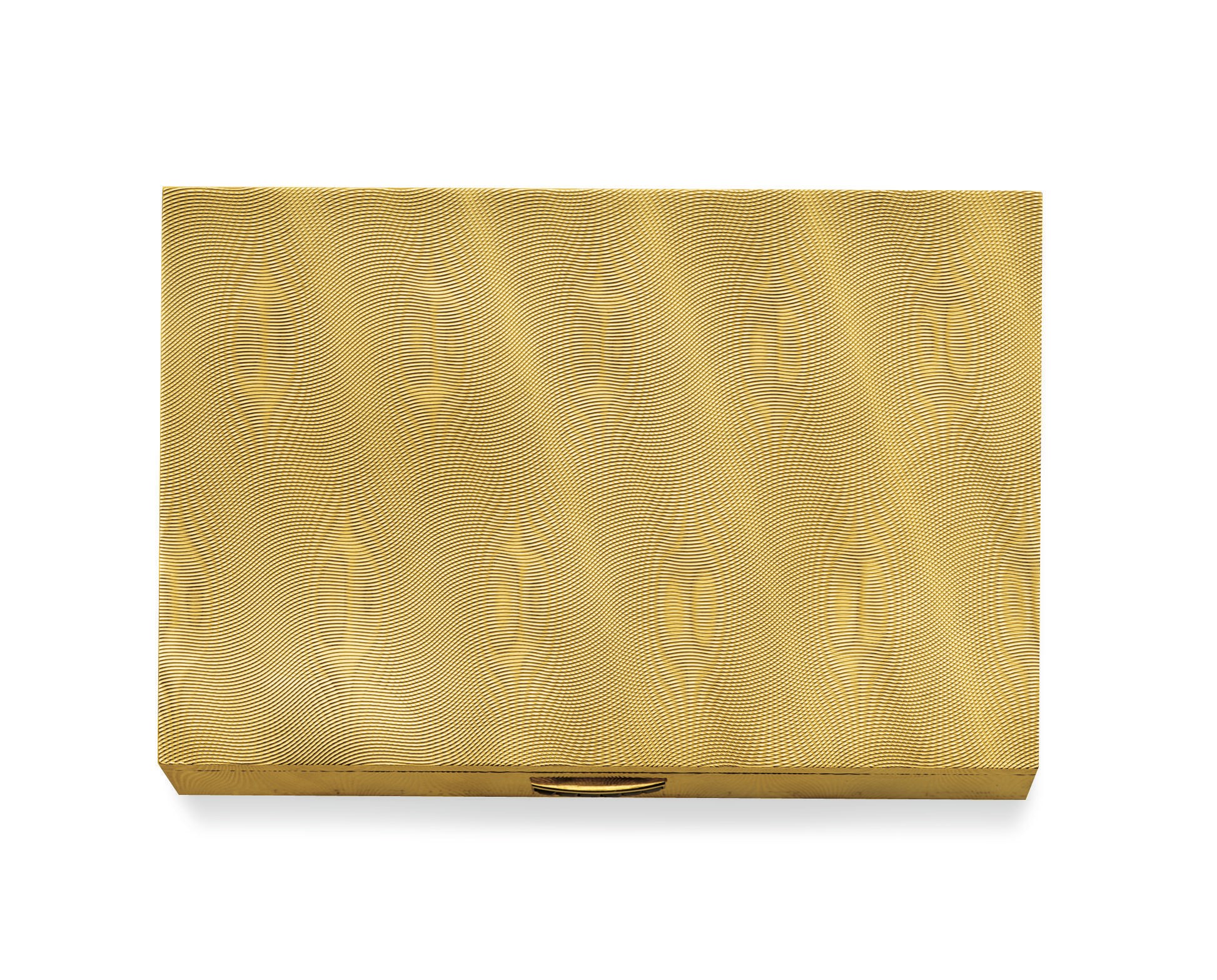 A GOLD VANITY CASE, BY BULGARI