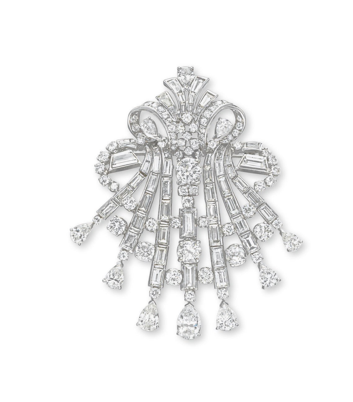 A DIAMOND BROOCH