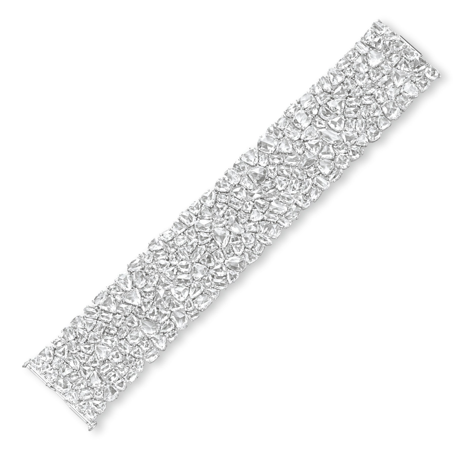 A DIAMOND BRACELET, BY FRED LEIGHTON