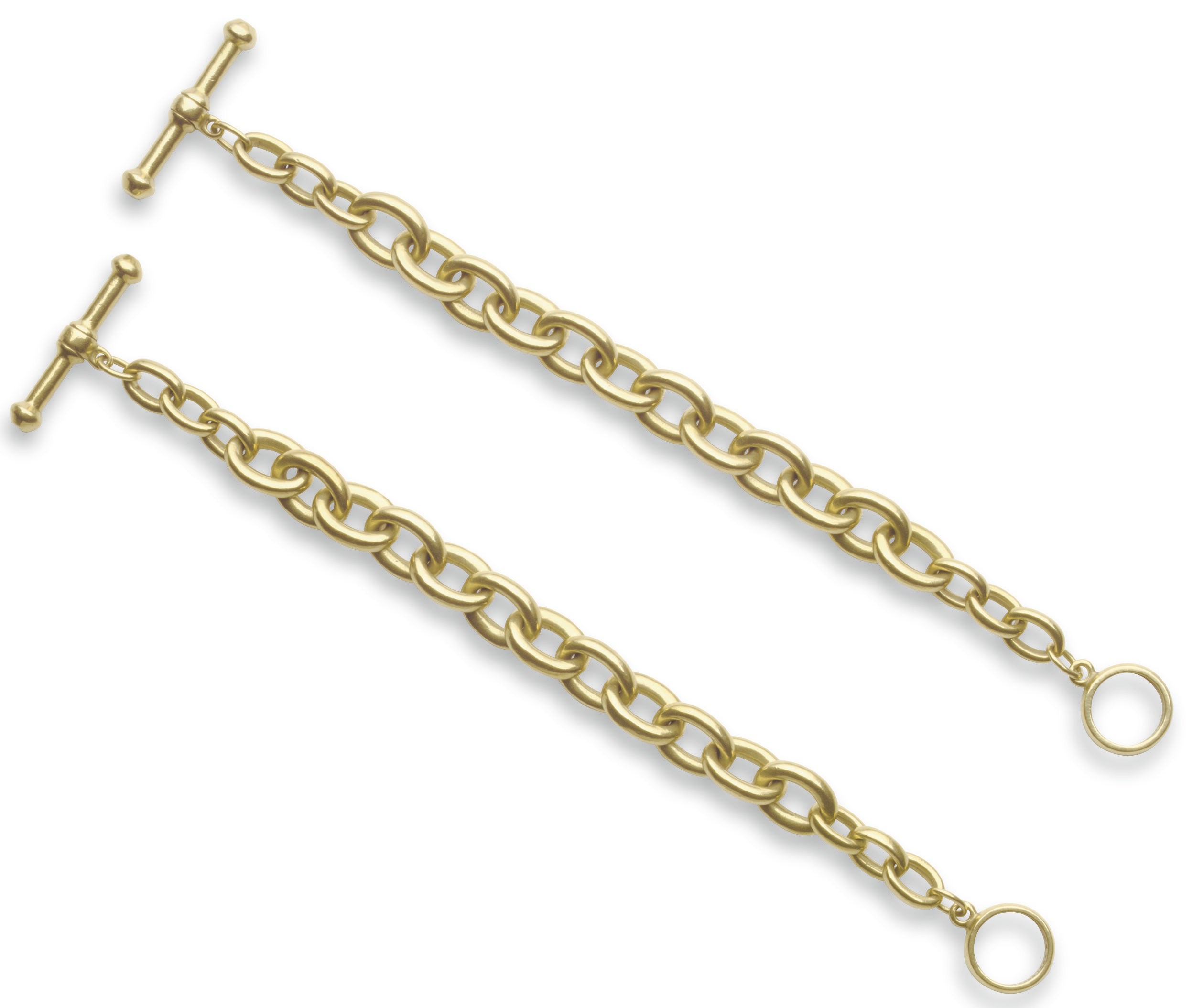 A PAIR OF GOLD BRACELETS, BY BARRY KIESELSTEIN-CORD