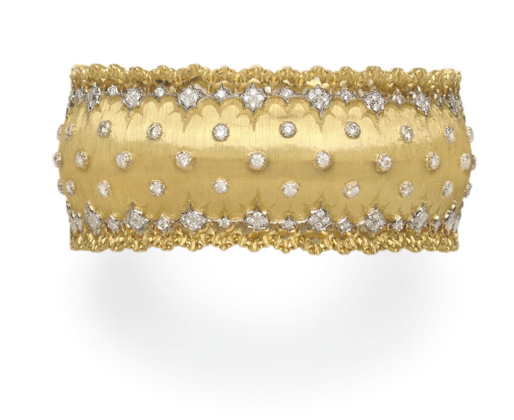 A DIAMOND AND GOLD BRACELET, BY BUCCELLATI